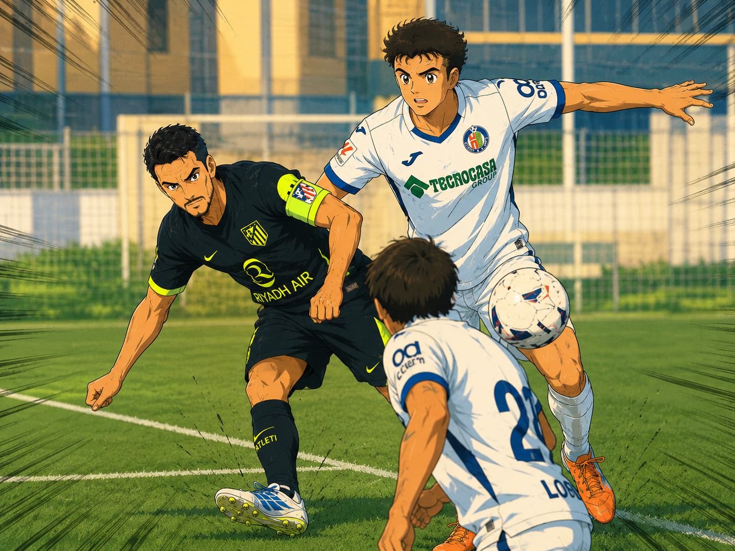 El Getafe compite con orgullo en el Cerro del Espino pese al 4-1 ante un Atlético superior
